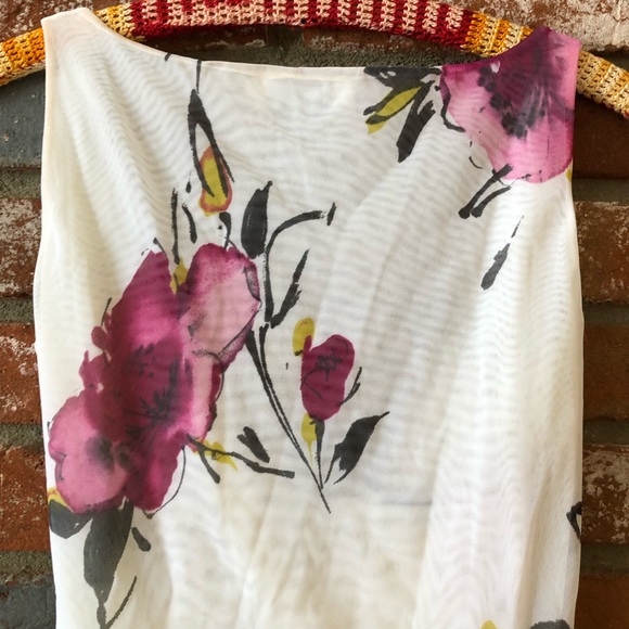 Pianoforte di MaxMara Floral Draped Ruched Blouse - Picture 4 of 5